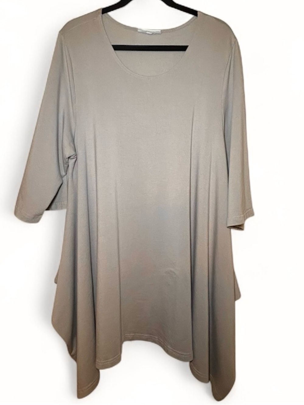 Bryn Walker Putty Bamboo & Cotton Blend Tunic Size 1X